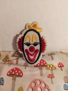 Parche raro bordado cara de payaso vintage McDonald's  - Imagen 1 de 2