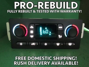 10367041 TAHOE ESCALADE SILVERADO AC DIGITAL CLIMATE TEMP CONTROL LED REBUILT 94 - Picture 1 of 6