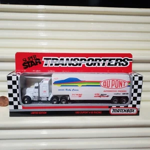 Matchbox White Rose #99 RICKY CRAVEN DUPONT 1993 CY104 Super Star Transporter NB - Picture 1 of 7