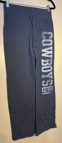 NWOT Dallas Cowboys NFL Women's Blue Jersey Sweatpants Size Large Cover
