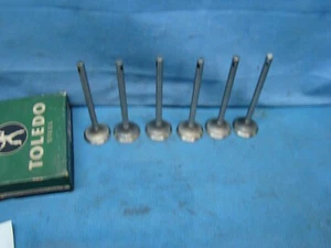 1933 1934 Chevrolet 207 181 INTAKE Valves Set 6 Each USA Made NORS - Picture 1 of 2