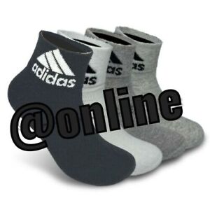 3/6/9 Pairs Adidas Mens Women  Ankle Trainer Socks Cotton GYM Sports Socks lot