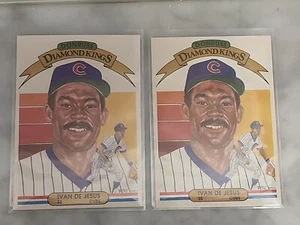Ivan De Jesus - 2 Cards - 1982 Donruss Diamond Kings #14  - Picture 1 of 2