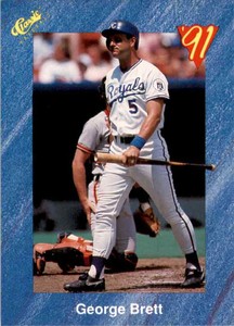 1991 Classic I Baseball Card George Brett #T46
