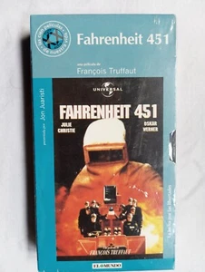 FAHRENHEIT 451 CINTA TAPE VHS FRANÇOIS TRUFFAUT-JULIE CHRISTIE-OSCKAR WERNER-PAL - Imagen 1 de 4