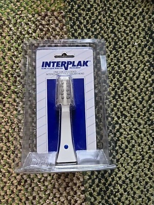 Interplak Color-Coded Interchangeable Single Brush Head RB-1 VTG Blue Dot - Image 1 of 2