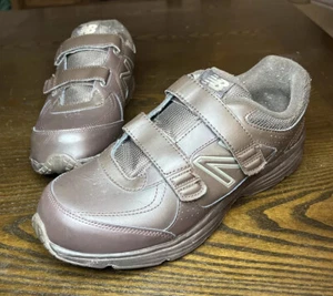 New Balance MW411HBR 411 Brown Leather Double Strap Sneaker Shoe Men's US 9 4E - Picture 1 of 10