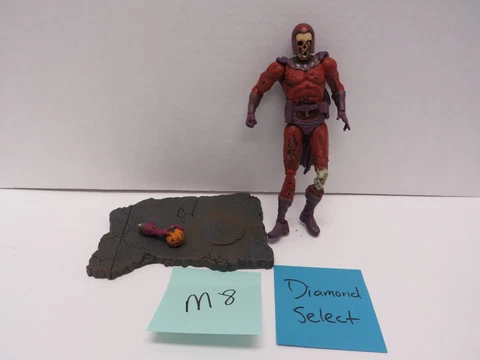 Zombie Magneto Diamond Select 7" MARVEL Special Edition Loose COMPLETE M8 Cover