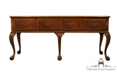 MOBÍLIA PADEIRO Mogno com Bandas Tradicional Inglês Chippendale P... - Imagem 1 de 4