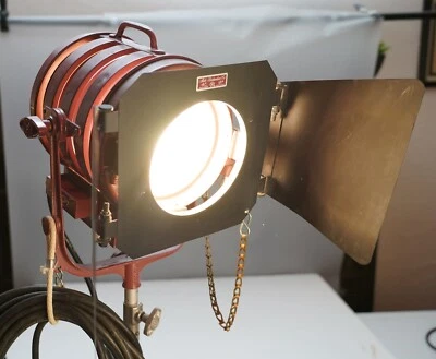 Mole-Richardson Type 3081 6" Baby Cool Redhead Solarspot with Barn Door   (RG3) - Image 1 of 4