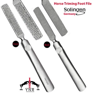 HOOF RASP VETERINARY INSTRUMENTS 7'' - Frog HOOF TRIMMING FILE Rasp Steel Sided  - Picture 1 of 4
