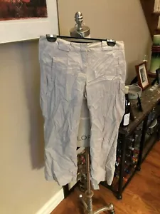 Ladies sz 5 capri pants in Beige w/ wide leg by ZINC. FREEship - Picture 1 of 5
