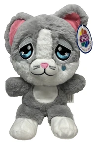 NEU NANCO PLÜSCHTIER TEDDYBÄR STOFFTIER. FARBE GRAU MIT GROSSEN BLAUEN AUGEN - Bild 1 von 6