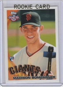 Tarjeta de novato Madison Bumgarner 2010 Topps Día Inaugural Béisbol GIGANTES $$ MLB RC! - Imagen 1 de 2