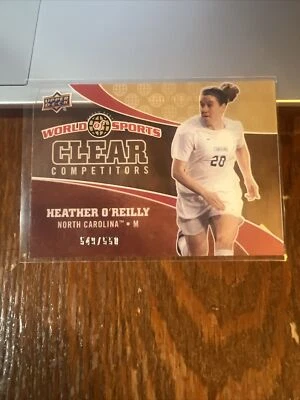 Heather O'Reilly 2010 Upper Deck World of Sports Clear Competitors #CC-42/550 Foto 1 de 4