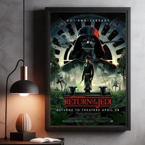 Star Wars - Return of the Jedi 40th Anniversary Movie Poster, Home Decor Poster - Picture 1 of 6