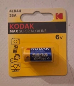 Kodak 4LR44 28A 476A L1325 A544 PX28A V4034PX 6V Max Super Alkaline Battery 2023 - Picture 1 of 2