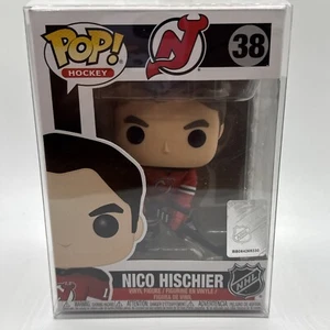 Funko POP Figure HOCKEY New Jersey DEVILS NICO HISCHIER 38 NHL Vaulted RARE - Picture 1 of 6