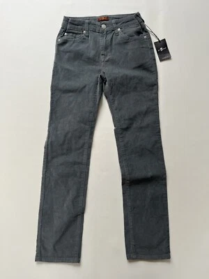 7 for All Mankind Slimmy Corduroy Boy’s Size 12 Gray Pants NEW WITH TAG - Image 1 of 4