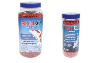 Nishikoi Growth Floating Pellets Garden Pond Koi Goldfish Food Improves Colour - Picture 1 of 7