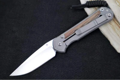 Chris Reeve Knives Small Sebenza 31 Glass Blasted LEFT HAND - Drop Point / Natur - Image 1 of 4
