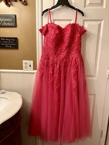 Special Occasion A-Line Sleeveless Lace/Tulle Sequin Dress /Custom Made - Picture 1 of 13