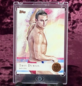 Troy Dumais 2012 Topps Olympic BRONZE Parallel RC #49 MINT USA Diving Legend SP - Picture 1 of 2