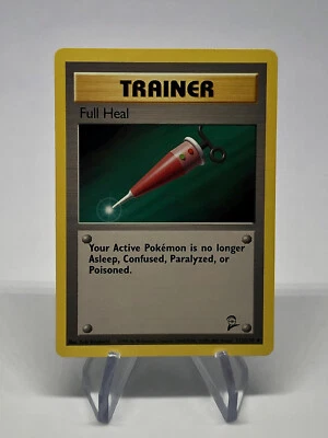 Full Heal  111/130 - Uncommon - Vintage English Base Set 2 Pokemon Card - LP - Image 1 of 2