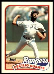 1989 Topps Tiffany Cecilio Guante Texas Rangers #766 - Picture 1 of 2