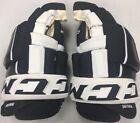 Gants de hockey Pro stock CCM HG97PP 15" Pittsburgh Penguins noir blanc 4 rouleaux PIT