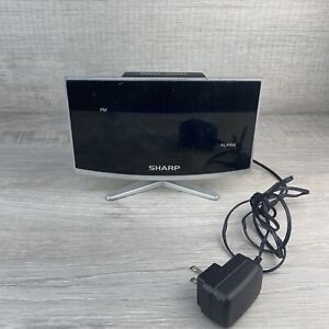 Sharp SPC1203 Large Display Digital Alarm Clock With USB Charging Port  