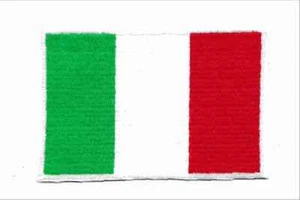 [Patch] BANDIERA ITALIA cm 12 x 8 toppa ricamata ricamo -834 - Picture 1 of 1