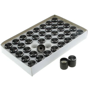 40pcs/lot 15mm Aluminum alloy Potentiometer Control Volume Knobs Mini Cap Black - Picture 1 of 6