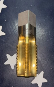 R&N 1-11-1/2 NPSF Rohr Hahn gerade Flöte TiN Trockendichtung 1" - 11-1/2 tpi USA - Bild 1 von 10