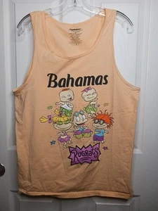 Canotta vintage Rugrats Bahamas gialla unisex media Nickelodeon 2018 Viacom in - Foto 1 di 7