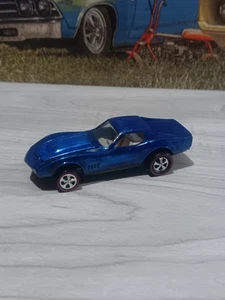 Hot Wheels Redline CUSTOM CORVETTE blau HK weiß Interieur - Bild 1 von 4