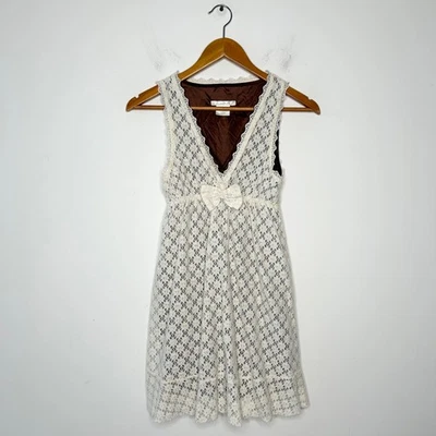 Vestido Babydoll CHARLOTTE RUSSE Y2K Country Chic Cottagecore Boho Para Mujer Mediano Foto 1 de 4