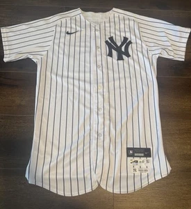 Camiseta deportiva a rayas emitida por el juego Joely Rodríguez #30 de los Yankees de Nueva York parche 16 - Imagen 1 de 10
