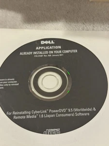 Dell Reinstalación Cyberlink PowerDVD 9.5 - ¡¡SELLADO!!! - Imagen 1 de 1