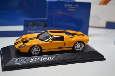 MINICHAMPS - 2004 FORD GT - ORANGE  - 1/43 SCALE MODEL CAR/  100 YR ANNIVERSARY - Image 1 of 4