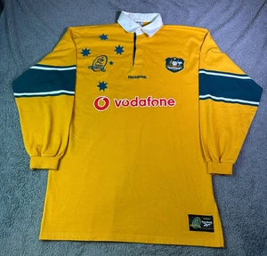 Reebok Australien Wallabies Rugby Union Shirt Trikot Gr. XL 100 Jahre Vintage - Bild 1 von 18