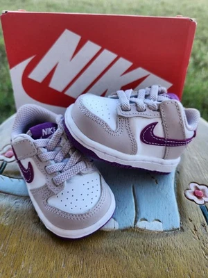 Nike Dunk Low "Platinum Violet" BRAND NEW Toddler 2C - Image 1 of 4