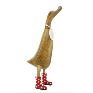Botas rojas manchadas DCUK Lg Welly Ducklet - Imagen 1 de 1