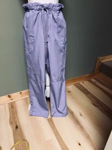Uniform Advantage Butter Soft Cargo Light Purple Women’s Scrub Pants - Picture 1 of 5