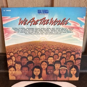 We Are The World USA for Africa Vinyl LP 12” Single 1985 Columbia US2-05179 - Picture 1 of 4