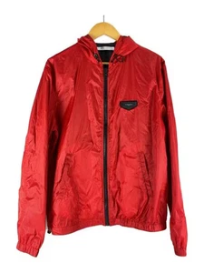 GIVENCHY nylon jacket, size 52, red, solid color, BM002V1014 - Picture 1 of 5