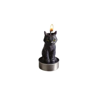 Mudpie - Halloween - Black Cat Taper Candles Set of 2 - 49800287 - Image 1 of 3