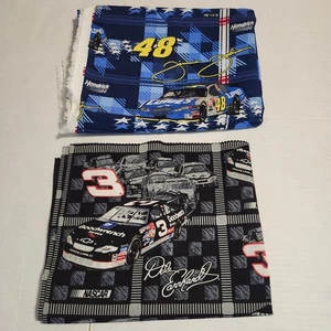 NASCAR Stoffpaket 2 Muster Dale Earnhardt 2002 Jimmy Johnson Vintage Nähen - Bild 1 von 13