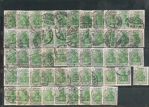 86217-GERMAN EMPIRE 1920 - lot with 53x Scott# 129 / Michel #150 (LOT # 2) - Picture 1 of 2