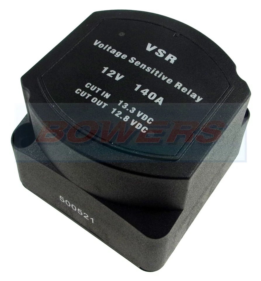 VSR VOLTAGE SENSATIVE RELAY 12V 140A SPLIT CHARGE INTELLIGENT RELAY CAMPERVAN - Image 1 of 1
